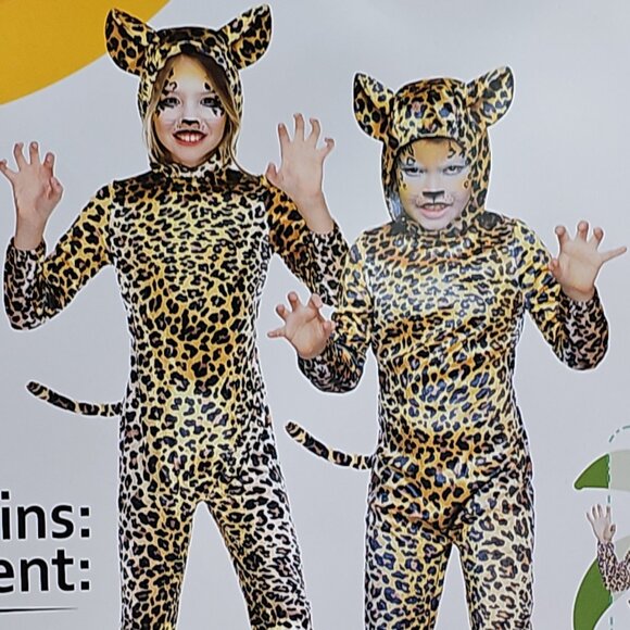 Animal Wild Leopard Kids Dress Up Costume , One Size, NWT - Picture 14 of 14